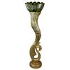 Design Toscano Art Deco Peacock Sculptural Floor Lamp KY8012